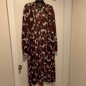 Lane Bryant Camo Print Duster Cardigan